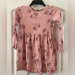 H&M Pink Unicorn Dress - Size 8/10 - GUC